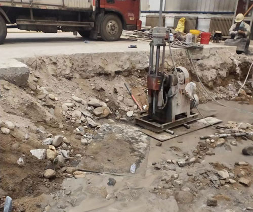 庆阳公路下沉压浆